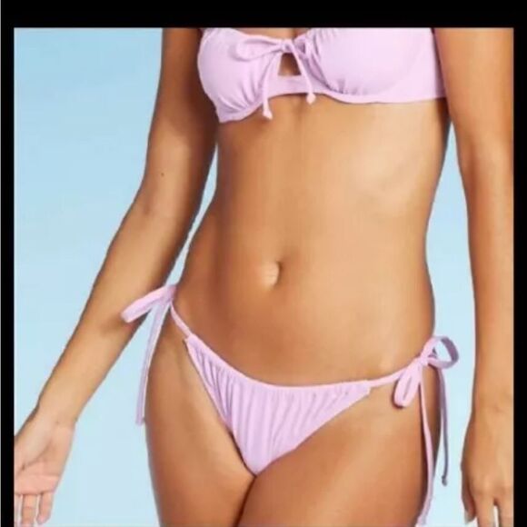 Shirred Underwire Bikini - Xhilaration - Picture 2 of 6